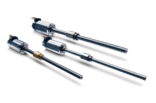 Geared Linear Actuators L series selection assembled with Motors