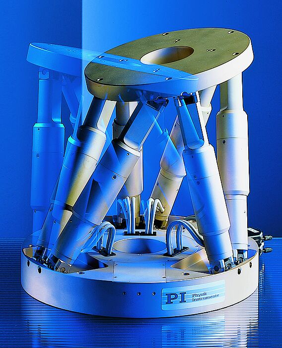 DC-Motoren in Robotik Hexapod Mikropositionierung mit maximaler Wendigkeit und Präzision