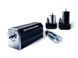 Auswahl an FAULHABER Brushless DC-Motoren mit integriertem Elektronikportfolio