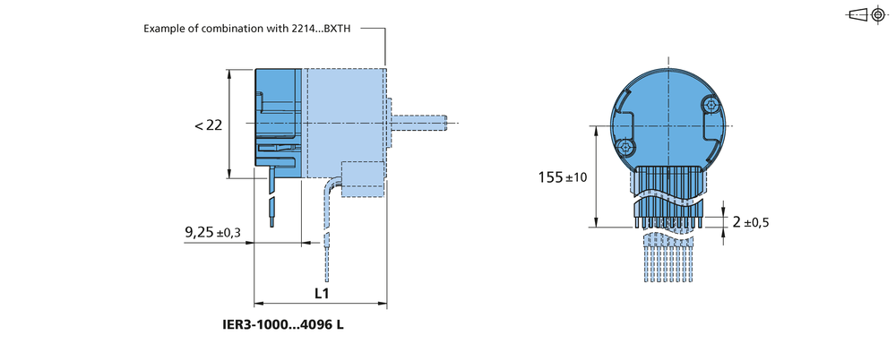 Incremental encoder Series IER3-10000 L by FAULHABER