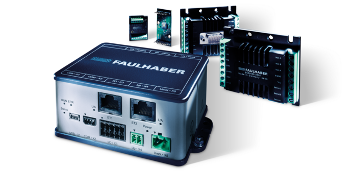 Selection of FAULHABER Drive Electronics portfolio