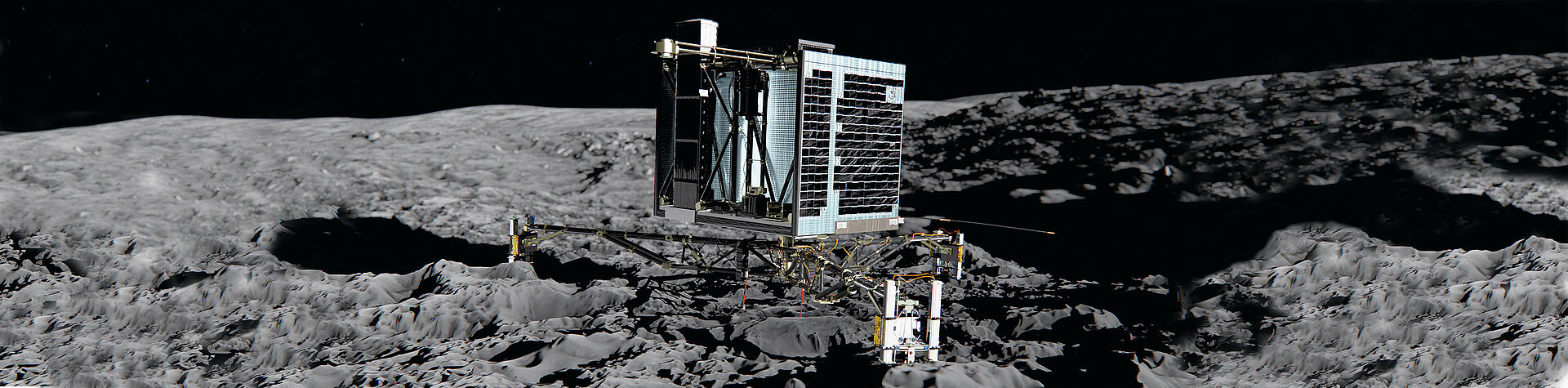 Drive System voor Ruimtevaart Rosetta mission header