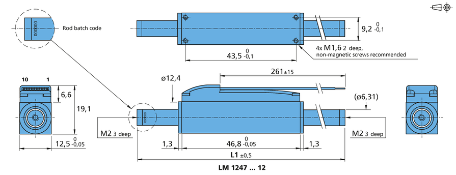 Linear DC-Servomotors Series LM 1247 ... 12 by FAULHABER