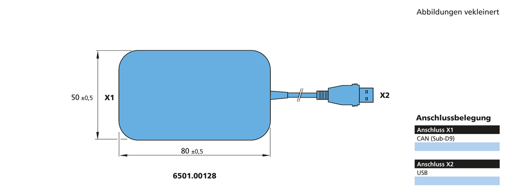 Adapter & Leitungen Serie 6501.00128 von FAULHABER
