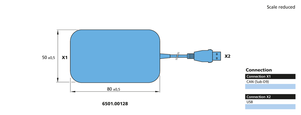 Adapters en kabels Series 6501.00128 van FAULHABER