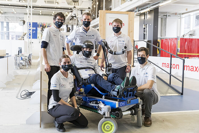 Moteur cc pour HSR team compétition de fauteuils roulants motorisés