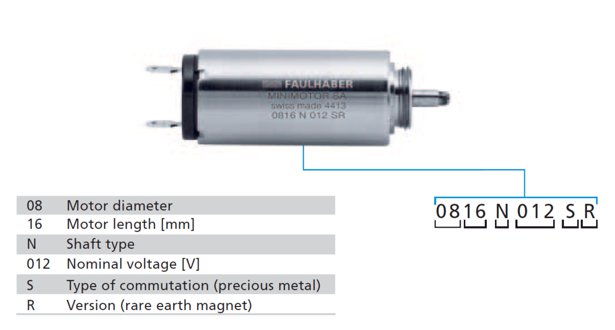Escap PL11-213-8 Micro DC Motor 26mm Diameter with a 2mm Shaft  Voltages 3-24 DC
