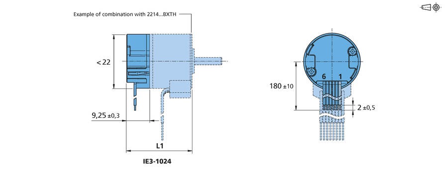 Incremental encoder Series IE3-1024 by FAULHABER