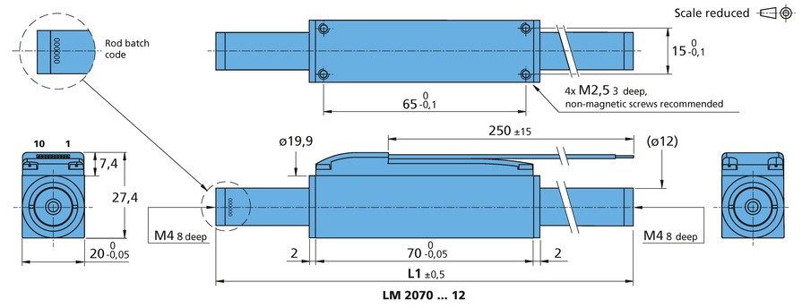 Linear DC-Servomotors Series LM 2070 ... 12 by FAULHABER