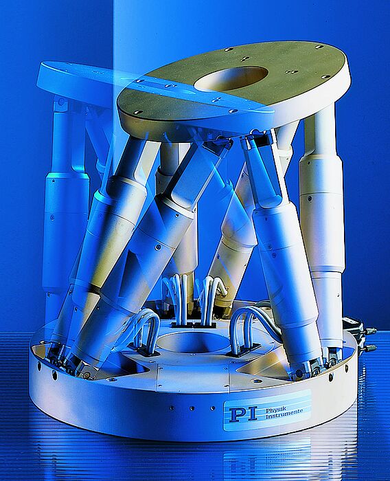 Motori CC nella robotica Microposizionamento Hexapod con la massima manovrabilità e precisione