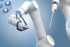 Brushless motor in robotics in the operating room