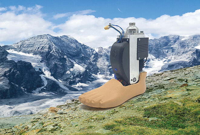 Medical Prosthetic Foot driving with FAULHABER brushless motor - Header